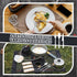 6 Set Set Backpacking Pcs Pure Titanium Fork Spoon Knife Camping Utensils Portable Titanium Cutlery, Lightweight Travel