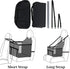 50 Lbs, Dog Car Seat for Medium Sized Dog, Booster Car Seat with Clip-On Safety Leash, Fits Both Front and Rear Seats