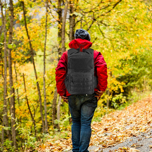 FRTKK Tactical Hydration Pack, Lightweight Insulation Water Backpack, Molle Hydration Backpack for Hiking Running