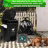 15L 5 Pack 100 Dog Waste Bags for Dog Poop Trash Can, Rolls Totaling Bags, Black, Unscented