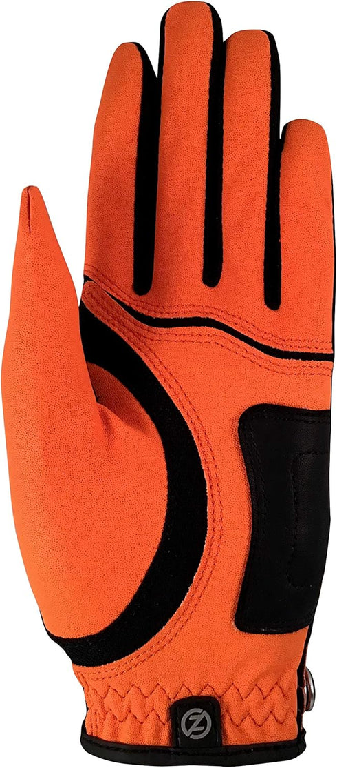Junior Compression-Fit Synthetic Golf Gloves, Zero Friction, Universal Fit One Size