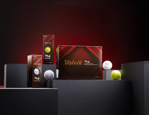 VS4 Dozen Volvik Tour Golf Balls: White