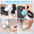 Set: VCZONE Small Animal Grooming Pet Nail Clipper & File, Flea Comb, Shampoo Brush, Shedding Slicker Brush, Massage