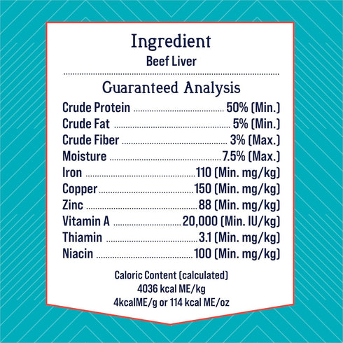 Stewart Freeze Dried Dog Treats, Beef Liver, 2 oz, Grain Free & Gluten Free, Resealable Tub, Single Ingredient, training treat in Beef Liver, Salmon, Chicken Liver & Chicken Breast 4, 14, 21 oz