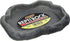 Zoo Med Reptile Rock Food Dish, Medium, 7.25"l x 6"w x 0.75"h, Colors May Vary, Black