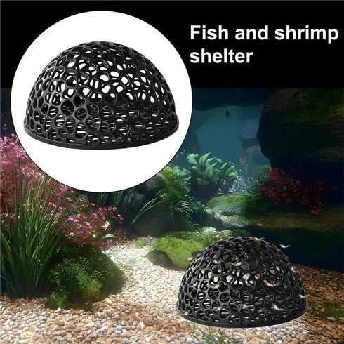 Bingche 30pcs 3-in-1 Hammock Betta Fish Decor Floating Hide Shrimp Cave Aquarium Tank Landscape Shelter Access