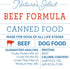 Nature's Select Beef Formula Pat - Premium Canned Dog Food