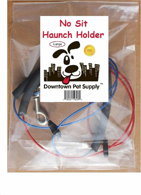 No Sit Haunch Holder Dog Grooming Restraint for Large Dogs (21" and 24") by Downtown Pet Supply