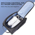 Golf Shoe Bag, Zipper Sports Shoe Strap Bag with Side Accessory Pocket for Golf Accessories (Black)