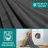 PetAmi Dog Blanket Dark Gray, for Medium Large Dogs, Soft Reversible Washable Couch Cover 40x60