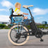 Pyroarle Removable Rear Child Bike Seat, Rear Mounted Baby Kids' Bicycle Carrier with Detachable Guardrail and Pedal
