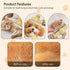 Ntrjtrss Flea Comb for Cats Dogs Brush for Shedding Self Cleaning Pet Comb Lice Comb Long & Short Stainless Steel Metal