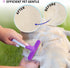 POODLIE Poodle Pet Dog Grooming Rake | Dematting Tool with Stainless Steel Shedding Comb, Purple Handle