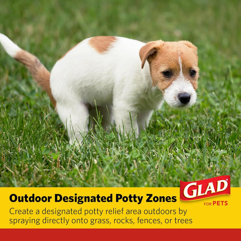 Glad for Pets Attractant Spray for Potty Training Dogs & Puppies, Peanut Butter Scent, 16oz Indoor or Outdoor Training
