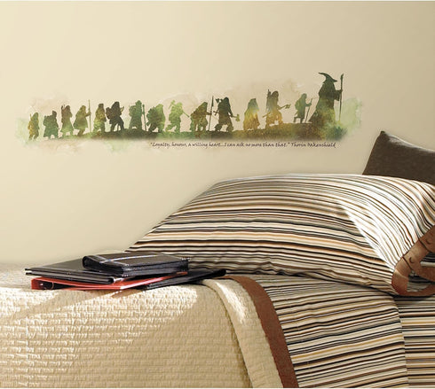 RoomMates RMK2161SCS The Hobbit Quote Wall Decals, Peel and Stick, White