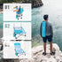 VILLEY Low Beach Chair, High Back Folding Chair for Adults, Lightweight and Portable for Outdoor, Camping, Lawn, Music