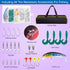Telescopic Fishing Rod Kit - Carbon Fiber Fishing Pole and Reel Combos with Travel Bag