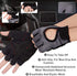 Geyoga 2 Pairs Workout Gloves Adjustable Weight Lifting Gym Exercise Training Breathable Workout Gloves with Full Palm