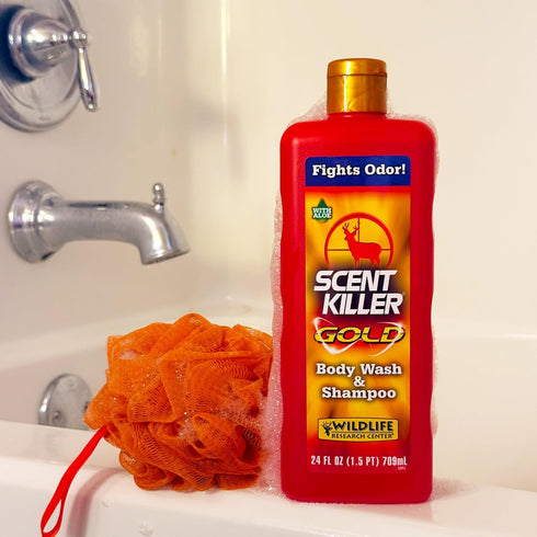 Wildlife Research Scent Killer Gold 1241 Body Wash and Shampoo, 24 Ounce