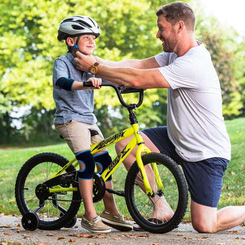 Knee Pads Elbow Pads Set for Kids, Youth Adjustable Protective Sets with Thickened SBR Pads for Riding