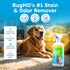 BugMD Enzyme Cleaner for Dog & Cat Urine | Pet Stain and Odor Remover for Carpet & Home | Unscented Urine Destroyer
