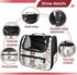 Travel-Friendly Transparent Bunny Rabbit Pet Carrier for Small Dogs and Kittens