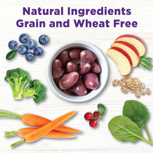 Wellness Bowl Boosters, Dog Food Topper for Small, Medium, & Large Breeds, Grain Free, Heart Health Chicken