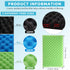9 17 11 Inch 1/2 1 Inch, Pcs Fish Pond Foam Aquarium Filter Sponge Wave Shape Coarse Foam for Fish Tank Sump Pond x x
