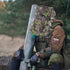 Sintege 3 Pieces Hunting Face Mask, Camouflage Leafy Hat Ghillie Covering for Turkey Hunting Gear