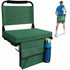 Siuzon Stadium Seats for Bleachers with Back Support, Folding Bleacher Seat for Sports
