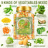 9-Veggie 16oz 1 LB Toppings for Ramen, All Natural Vegetable Instant Ramen Toppings, Dehydrated Veggies for Noodles
