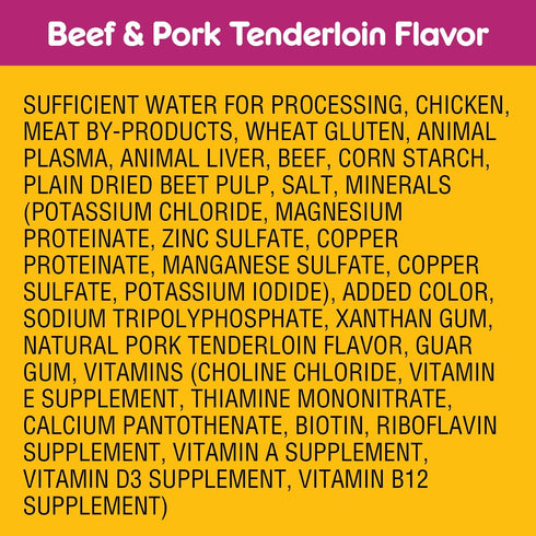 Pedigree High Protein Wet Dog Food Pouches, Variety Pack, 3.5 oz. Pouches (Pack of 18)