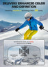 OTG Ski Goggles - Interchangeable Magnetic Lens Anti Fog Snowboard Goggles for Adult Women Men Youth