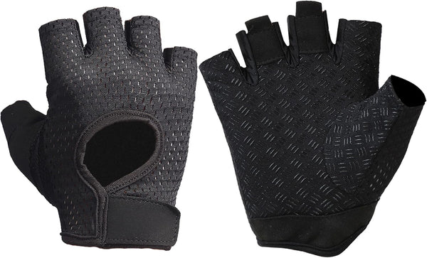 SUJAYU Gym Gloves Workout Gloves Women Men, Anti-Slip Breathable Gym Essentials Women for