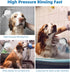 Hibbent Dog Shower Sprayer Attachment Set - 119 Inch Hose, Handheld Shower Head, Bathroom Sprayer Kit