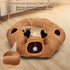 20 3-in-1 Cat Tunnel Bed with Pcs Interactive Toys, DIY Collapsible Plush Cat Tube with Washable Mat, Large Indoor Play