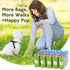 300 Counts 15 (13 9 Inches) Dog Poop Bag Rolls, Unscented Doggy Poop Bags, Leak-Proof Dog Bags for Poop, Doggie Cat