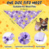 120 Packs Reginary Dog Bandanas Bulk Dog Paw Scarf Adjustable Holiday Pet Scarf Washable Scarves Triangle Drool Bibs