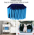 Yaheetech Foldable Dog Pool, 63 x 12 Inches, Portable Hard Plastic Pet Swimming Pool for Indoor/Outdoor