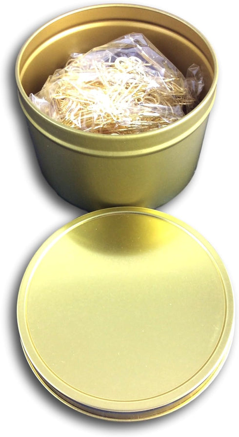 Dog Dachshund Shaped Paper Clips, Great for Collectors, Dog Lovers, 100 Count, Gold Tin Box