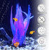 Aquarium Glowing Kelp Plant, Soft Silicone Fluorescence Coral Decor, 2pcs