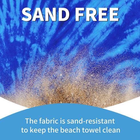 Gomust 2 Pack 71"x32" Lightweight Thin Beach Towel Oversized Big Extra Large Microfiber Sand Free Towels for Adult