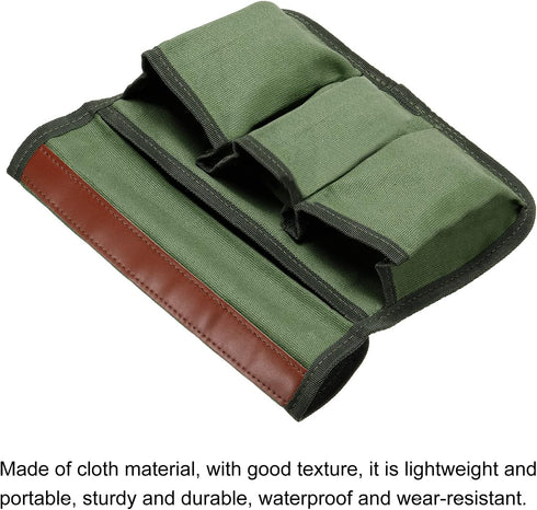 PATIKIL Chair Armrest Organizer, Outdoor Folding Chairs Arm Rest Side Magazines Snacks Bag Waterproof Storage Pouch