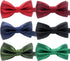 YOY Handcrafted Adorable Pet Bow Ties, 6-Pack Adjustable Neck Tie 10"-17" for Dogs and Cats