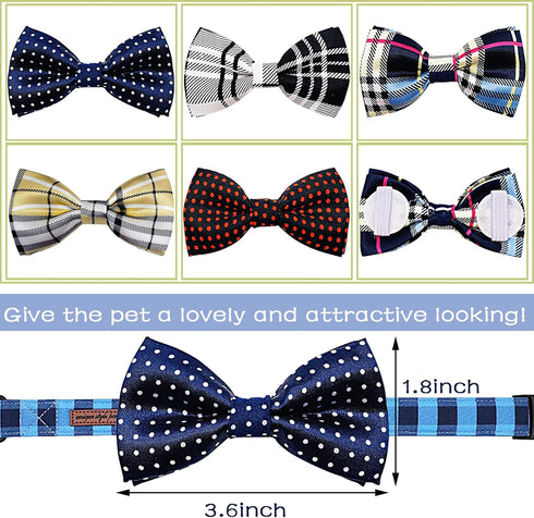 PET SHOW Pet Small Dogs Collar Attachment, Bow Ties for Puppies & Cats, Accessories for Parties