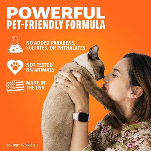 Angry Orange Pet Odor Eliminator for Strong Odor - Enzyme Deodorizer for Home, Dog or Cat Pee Smells, 24 Fl Ounces