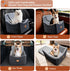 2 1 35 lbs, in Dog Car Seat Bed for Small/Medium Dogs Up to Travel Dog Booster Seat with Memory Foam Thick Cushion