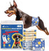 Pet Soft Dog Diapers Male,40 Ct Disposable Male Dog Wraps, Super Absorbent