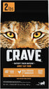 CRAVE Grain Free Adult High Protein Natural Dry Cat Food with Protein from Chicken, 2 lb. Bag
