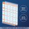Palace Learning Sliding Bench Workout Poster - Incline Bench Exercise Chart for Total Gym, Weider Ultimate Body Works